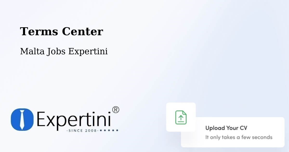 Terms of Service – Birkirkara - Malta Jobs Expertini